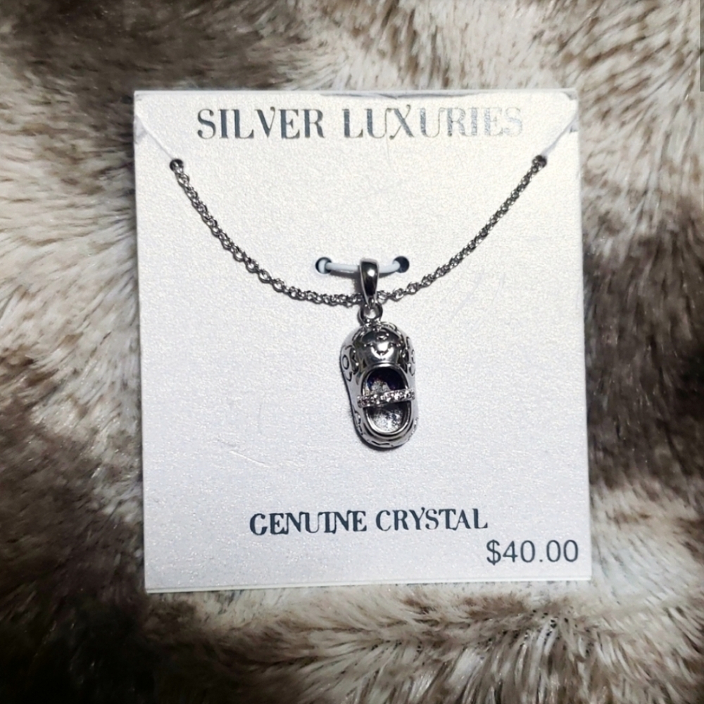 *NEW* Silver Ballet Slipper Necklace
